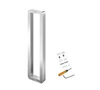 Stainless Steel Sliding Door Handle SetComplete Kit for Glass Entry Doors & Windows Durable and Stylish Perfect for Home Renovation and Modern Interiors