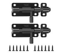 Stainless Steel Sliding Door Heavy Type Smooth Operations Easyly Mounting for Various Applications Modern Black Door Latches