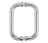 Stainless Steel Sliding Glass Shower Door Handles - Replacement for Frameless Doors 440mmBathroom Accessories Easy Install Modern Design Upgrade Your Shower Experience