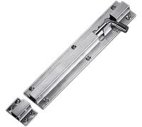 Stainless Steel Sliding Latch Lock, Stainless Steel Barrel Bolt Lock for Sliding Doors, No Drill Installation, 4/6/8 inches(8 inches)