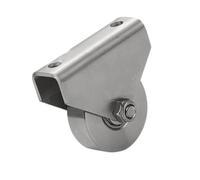 Stainless Steel Sliding Roller Bracket, Flat Pulley | Bearing Track Wheel for Door Window Replacement and Guided Hardware Service