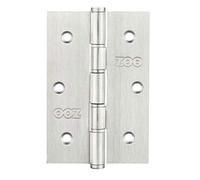 Stainless Steel Slim Knuckle Door Hinge - 76mm x 52mm x 1.5mm - Satin Stainless