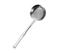 Stainless Steel Slotted Spoon for Baking Cooking and Kitchen Use Durable Fine Mesh Strainer with Ergonomic Handle (A, 30cm)