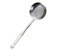 Stainless Steel Slotted Spoon for Kitchen Cooking Baking Frying and Serving with Fine Mesh Strainer Design (B, 35cm)