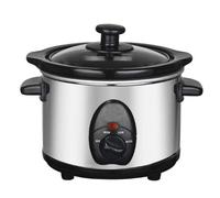 Stainless Steel Slow Cooker (Silver, 1.5L)