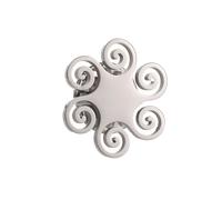 Stainless Steel Small Daisy Hexapetalous Flower Plants and Flowers Brooches and Badge, One Size, Stainless Steel, gem na