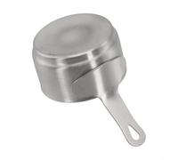 Stainless Steel Small Non- Milk Pan, Compact Saucepan for Tea Boiling and Cooking, Kitchen Cookware with Brushed Finish, Silver (S)(S((S((1)