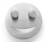 Stainless Steel Smiley Face Sponge Daddy Holder, Sponge Caddy for Kitchen Sink, Keep Happy Face Sponge Clean and Dry, Suction Cup Installation Kitchen Sink Sponge Holder, Compatible with Scrub Daddy