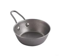 Stainless Steel Snack Bowl Sauce Dish with Solid Vintage Style Suitable for Serving Sauces, Desserts, and Snacks on Dining Table (13cm)