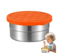 Stainless Steel Snack Containers | Easy Open Stainless Steel Tableware,Stackable Snack Boxes | for Camping Picnic Sports Beach Outdoor Hiking Travel Work Vacation Commuting Offices Long Drive