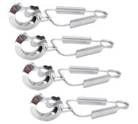 Stainless Steel Snail Tongs, Set of 4