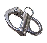 Stainless Steel Snap Shackle, Sailing Sheet Attach, 316 Marine Grade (1, 53mm)