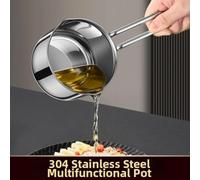 Stainless Steel Snow Pan with Stainless Construction for Noodles Pasta Eggs Hot Milk and Soup Making