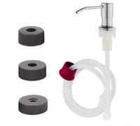 Stainless Steel Soap Pump Head 1.2m Silicone Hose(A)