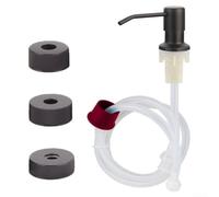 Stainless Steel Soap Pump Head 1.2m Silicone Hose(B)