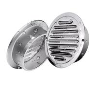 Stainless Steel Soffit Vents Round Vent Cover Dryer Vent Cover Built-in Mesh Screen Grille Exhaust Cover For Vent Places Such As Kitchen Bathroom Garage(160mm/6.3in)