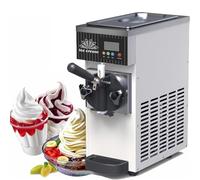 Stainless Steel Soft Serve Ice Cream Machine for Café and Home Cream