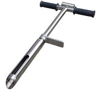 Stainless Steel Soil Sampler Probe with Foot Pedal for Efficient Lawn, Garden, and Farm Soil Testing