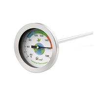 Stainless Steel Soil Thermometer, High Accuracy Electronic Soil Thermometer with 500mm Extra Long Stainless Steel Probe for Ground, Compost