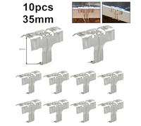 Stainless Steel Solar Panel Water Guide Clips for Increased Power Generation, for 30mm/33mm/35mm/40mm Frames, 10 Pcs Pack, Easy Install, Rainwater Cleaning, Suitable for Pv Modules