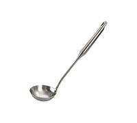 Stainless Steel Soup Ladle - 15" Dishwasher Safe, Durable Metal Ladle for Serving or Cooking