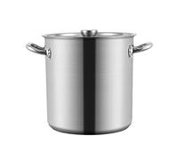 Stainless steel soup pot, Stainless Steel Stock Pot,Suitable for Various Heat Sources(23 Litres)