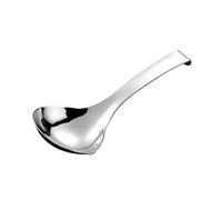 Stainless Steel Soup Serving Spoon Ergonomic Handle Tablespoon Professional Kitchen Cookware Home Cooking Essential Ergonomic Handle Spoon