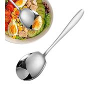 Stainless Steel Soup Spoon, Large Cooking Spoon, Utensils Serving Spoon for the Kitchen, Cutlery Spoon, Kitchen Cutlery Spoon for Celebrations, Family Dinners, Picnics and Barbecues