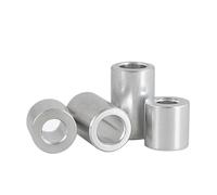 Stainless Steel Spacers, 5/10/ 20pcs M3 M4 M5 M6 M8 Aluminum Alloy Flat Washer Bushing Gasket Sleeve Non-Threaded Stand-Off Spacer for RC Model Part(D12x M8(Length 16mm,D10x M6 (10pcs))