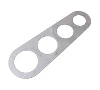 Stainless Steel Spaghetti Measures Ruler Component Selector Limiter Volumn Dispenser 4 Hole Kitchen Accessories
