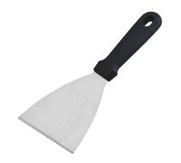 Stainless Steel Spatula, Pizza Scraper, Stainless Steel Triangular Spatula, Spatula Metal, for BBQ, Burger, Steak, Kitchen, for Grilling Teppanyaki Meat, Cleaning The Grill Pan, Dishwahser Safe (1)