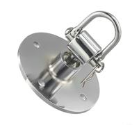 Stainless Steel Speed Bag Swivel 360 Degree Rotating Punching Ball Base Hook for Boxing MMA Martial Arts Training Equipment