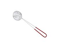 Stainless Steel Spider Strainer Spoon, Spider Strainer Skimmer, Boba Pearl Scoo p Strainers, Mini Mesh Skimmer Spoon with Insulated Handle for Kitchen Cooking Frying Food