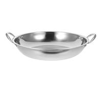 Stainless Steel Spill-Resistant Pot with Double Handles