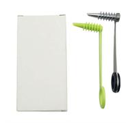 Stainless Steel Spiral Cutter for Veggies, Manual Potato Slicer & Cucumber Corer, Vegetable Spiralizer for Carrots, Salad Decorating Kitchen Tool