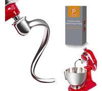 Stainless Steel Spiral Dough Hook Compatible with Kitchen Aid 4.5-5Quart Tilt-Head Stand Mixers, Efficient Kneading, Dishwasher Safe
