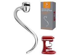 Stainless Steel Spiral Dough Hook Replacements for Kitchen aid 6 Quart Bowl-Lift Stand Mixers
