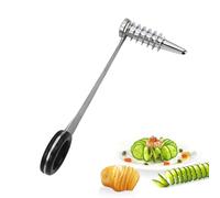 Stainless Steel Spiralizer, Manual Vegetable Cutter for Healthy Zucchini Noodles & Low-Carb Meal Prep - Easy Grip Ergonomic Kitchen Tool for Potato, Carrot, Cucumber, Courgette | Dishwasher Safe