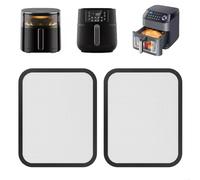 Stainless Steel Splash Guard Fine Mesh Hot Air Fryer Accessories Grease Splash Guard Hot Air Fryer Accessories 8.5L/10L for Cosori Dual Blaze Twinfry 10L Hot Air Fryer 8.5L with Silicone Exterior