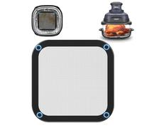 Stainless Steel Splash Guard for Ninja CRISPi, Fine Mesh Grease Splash Guard Airfryer Accessories Reusable for Ninja CRISPi FN101EUGY, FN101EUST and FN101EUSG