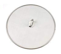 Stainless Steel Splatter Screen Mesh Pan Pot Lid Cover Oil Resist Splash Guard Frying Cooking Tools Practical Kitchen Accessories (25cm)