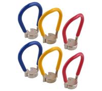 Stainless Steel Spoke Wrench Set Random Color 6pcs with Excellent Workmanship and Lightweight Design, Practical Use for Bicycle Wheel Spanner Tool for Bike Spoke Nipple Adjustment