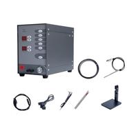 Stainless Steel Spot Welding Machine Automatic Numerical Control Touch Pulse Argon Arc Welder for Soldering Jewe Strong Welding Performance(100A)