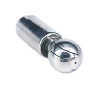 Stainless Steel Spray Ball, 1/2" BSP Female Thread 304 Stainless Steel Sanitary Rotary Spray Ball Tank Cleaning