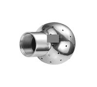 Stainless Steel Spray Ball, 304 Stainless Steel Sanitary Spray Ball 1/2 to 2 Inch BSP Internal Thread Tank Cleaning(Dn50,SS304)
