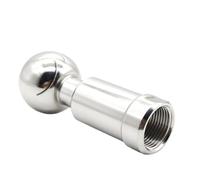 Stainless Steel Spray Ball Head 1/2"-2" Inch SS304 Stainless Rotary Spray Ball Sanitary Female Thread Tank Cleaning Head Coverage Wash Fitting(1/2")