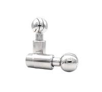 Stainless Steel Spray Ball Head 1/2" 3/4" SS304/SS316L Stainless Steel Internal Thread Tank Cleaning Head Rotary Spray Ball(SS316L,1")