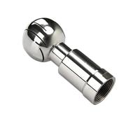 Stainless Steel Spray Ball Head 1/4 3/8'' 1/2'' 3/4'' 1''1-1/4 1-1/2 BSP Female Thread 304 Stainless Steel Sanitary CIP Tank Cleaning Ball Rotating Spray Ball(3 Points)