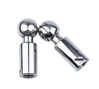 Stainless Steel Spray Ball Head 1Pcs 1/4" 1/2" 1" 304 Stainless Rotary Spray Ball Sanitary Female Thread CIP Tank Cleaning Head 360 Degree Coverage Wash Fitting(SS304,1")