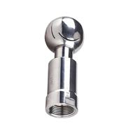Stainless Steel Spray Ball Head BSP1/2-2" Inch SS304 Stainless Rotary Spray Ball Sanitary Female Thread CIP Tank Cleaning Head 360 Degree Coverage Wash(2")